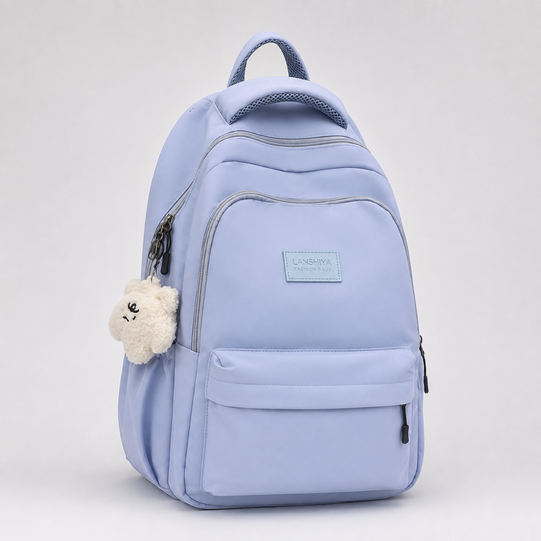 Everyday Backpack with Laptop Compartment and Comfortable Shoulder Straps for School Travel Work Outdoor Activities and Study | Sansoti