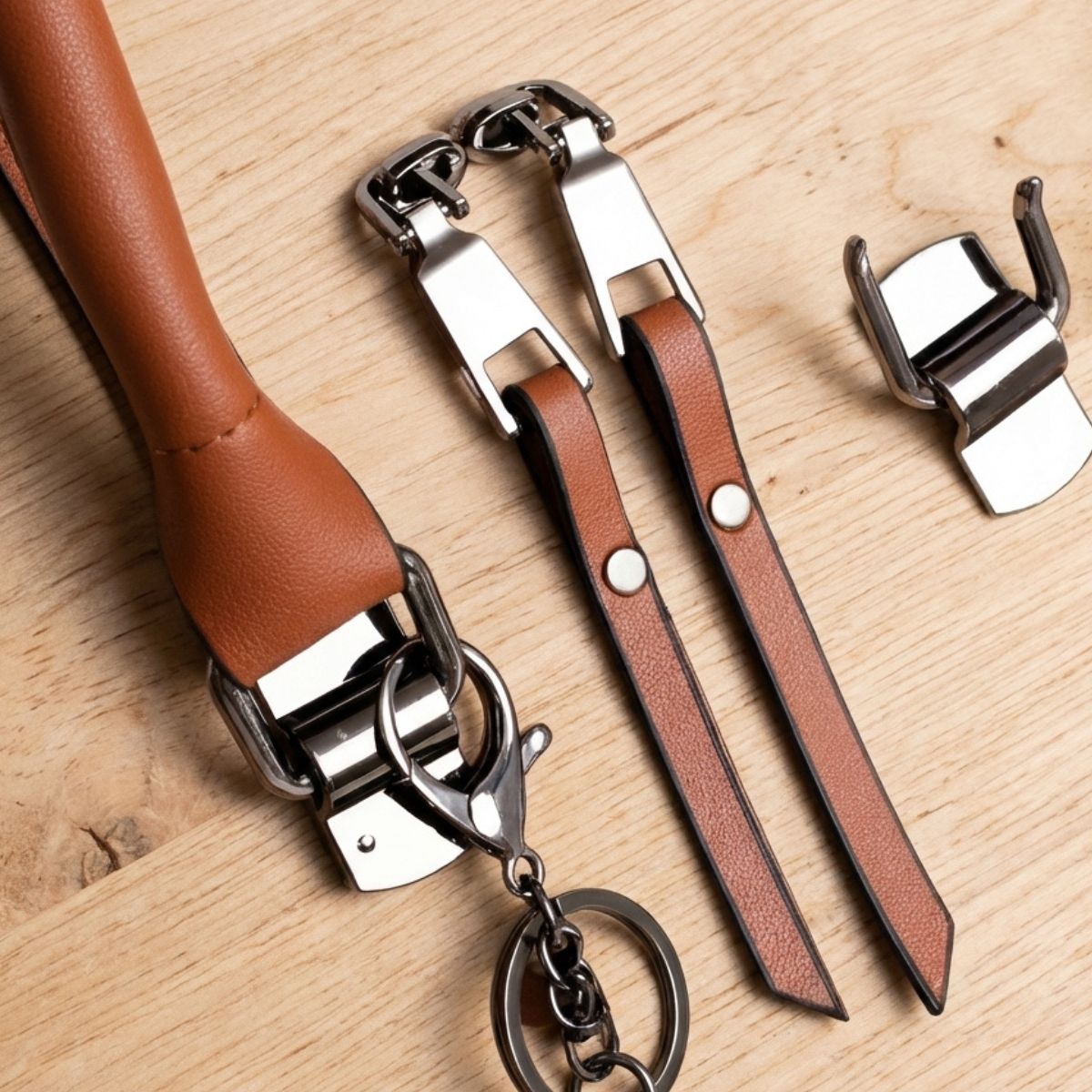 Vierdelige Leren Tassenset Dames Handtas Schoudertas Portemonnee Compacte Tas Kunstleer Elegant Praktisch | Sansoti