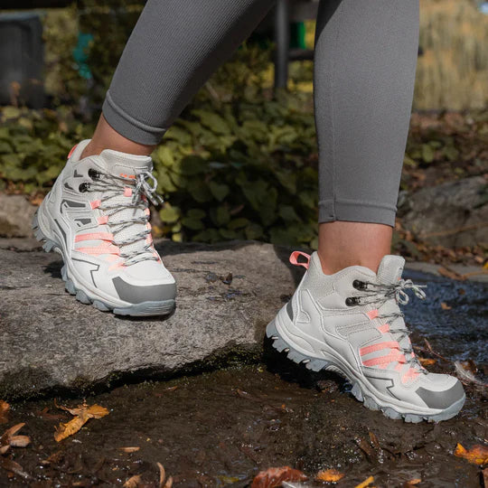 Wandellaarzen Uniseks Hoog Waterafstotend Demping Grip Leer Mesh Outdoor Hiking Enkelhoog Trekking Wandelschoenen | Sansoti