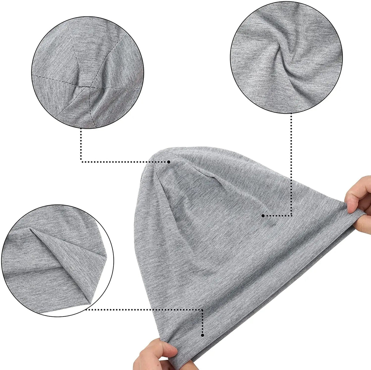 Slouch Beanie Hat Unisex Breathable Cotton Stretch Winter Autumn Soft Warm Streetwear Headwear | Sansoti