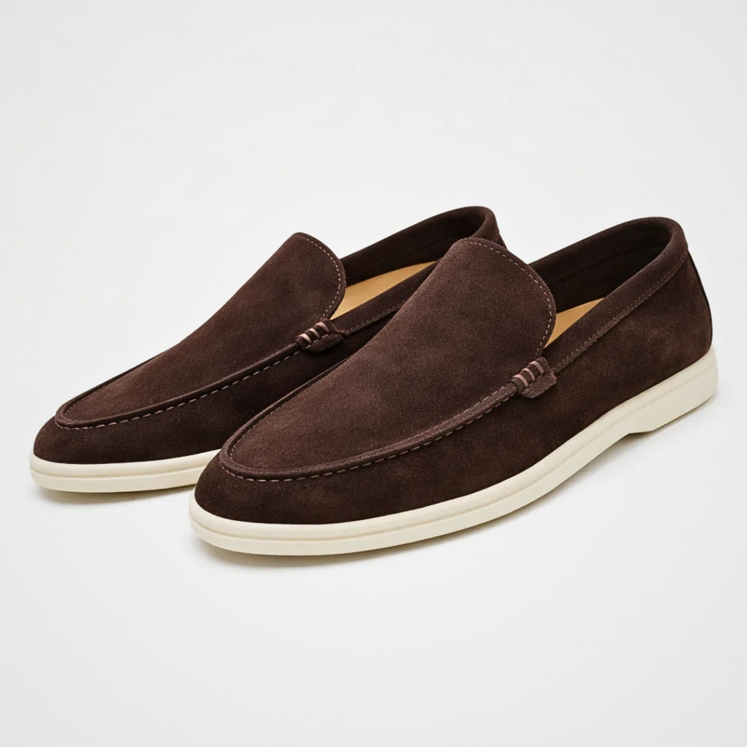 Instappers voor Heren Suède Afwerking Comfortabele Loafers Dagelijks Gebruik Veelzijdige Stijl Casual | Sansoti