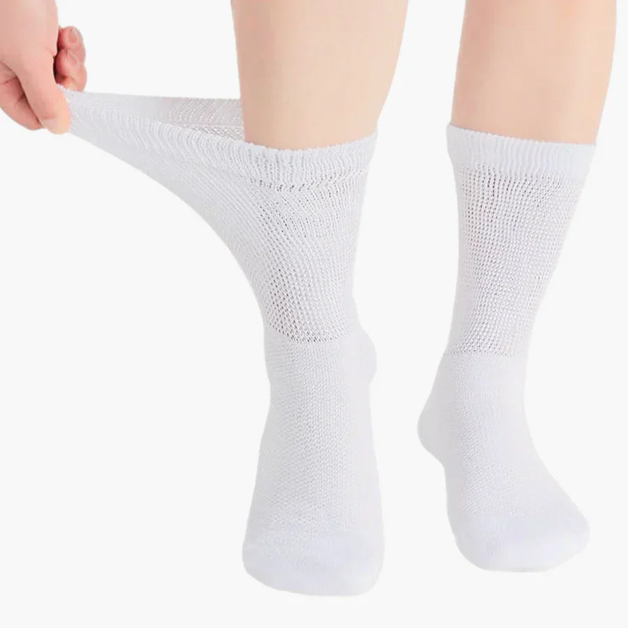 Medische Diabetessokken Naadloos Katoen Ademend voor Gevoelige Voeten Neuropathie Comfort Dagelijks Bescherming | Sansoti