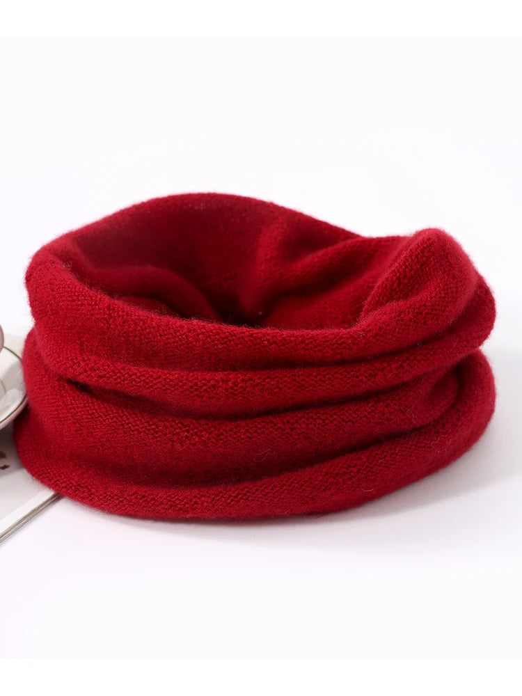 Merino Wool Neck Warmer with Integrated Face Mask Function for Winter Protection Optimal Comfort and Warmth | Sansoti