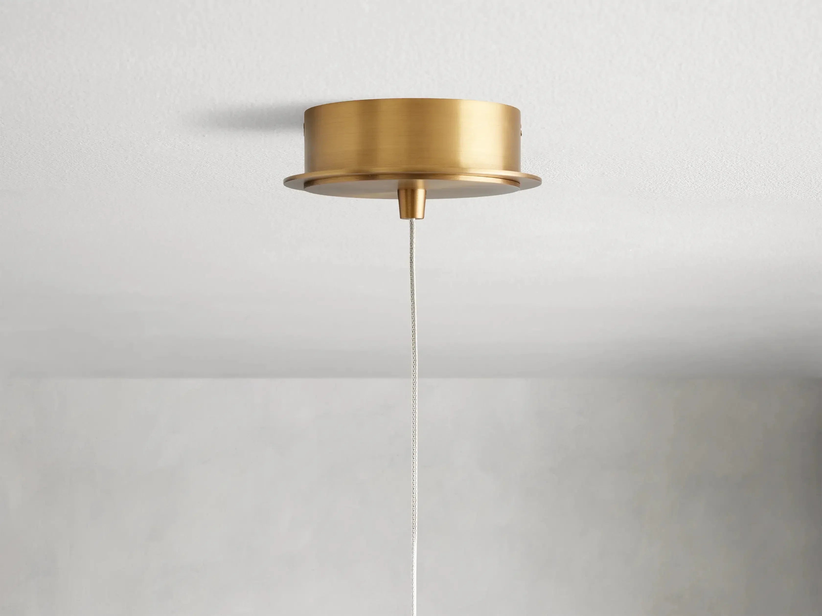 Glas-Hängeleuchte mit integrierter LED-Beleuchtung Messingausführung Verstellbares Design Esszimmer Wohnzimmer | Sansoti