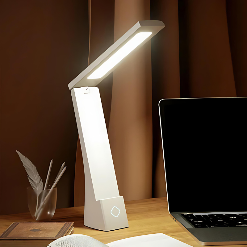 Tafellamp LED Opvouwbaar 35cm Aluminium Zwart Wit Dimbaar Bureau Slaapkamer Touch Lamp Modern Design Leeslamp | Sansoti