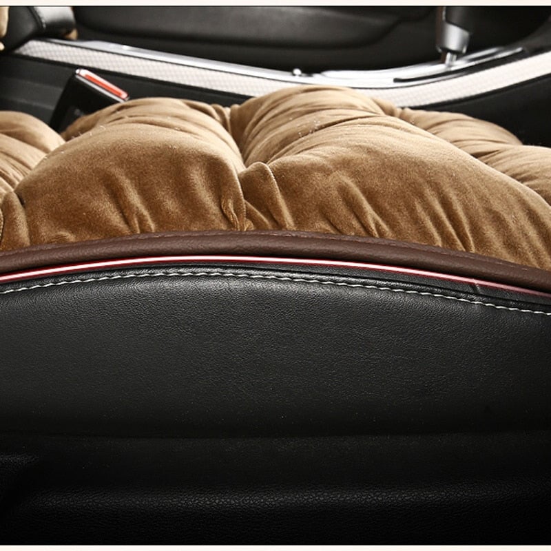 Autostoelhoes Pluche – Comfortabele Stoelbeschermer voor Auto – Universele Pasvorm met Polyestervulling | Sansoti