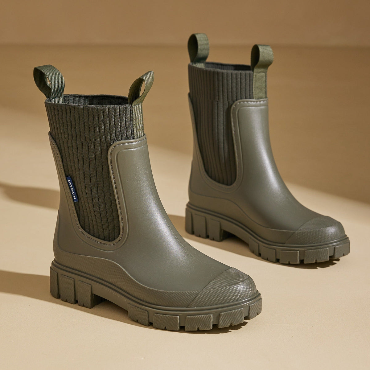 Waterdichte Regenlaarzen Dames Laag Model Antislip Zool Tuinwerk Stadswandeling Flexibele Pasvorm Comfortabel | Sansoti