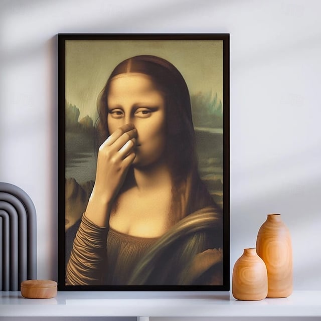 Canvas-Wanddekoration für das Badezimmer 30x40 cm Feuchtigkeitsbeständiges humorvolles Kunstwerk Toiletten-Wandschild mit Aufhängesystem | Sansoti