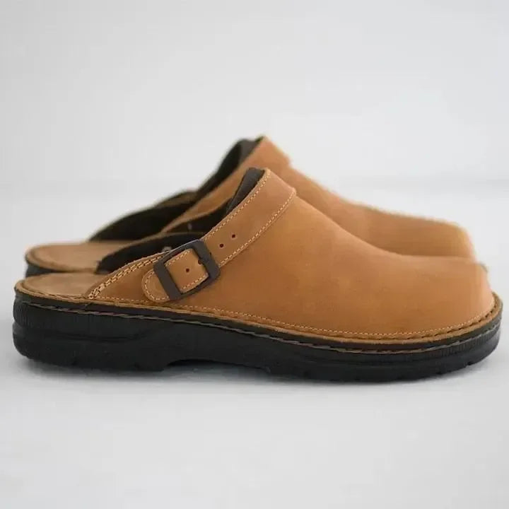 Comfortabele Houten Clogs voor Heren – Casual Schoeisel met Stevige Zool | Sansoti