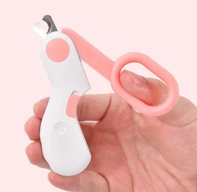 Nagelschaar huisdieren LED kunststof roze blauw hond kat nagelknipper met licht veilig trimmen verzorging | Sansoti