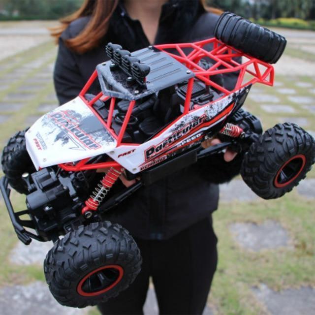 Bestuurbare Monstertruck met 4x4 Aandrijving en All-Terrain Banden – RC Off-Road Auto voor Binnen en Buiten | Sansoti