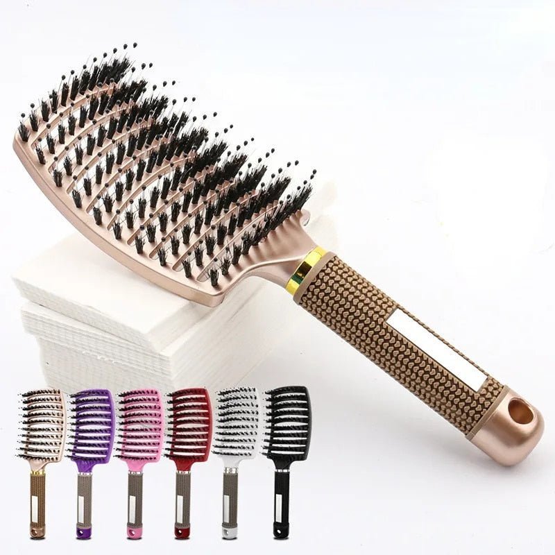 Detangling Hairbrush for Wet and Dry Hair – Reduces Hair Breakage – Suitable for All Hair Types and Textures | Sansoti