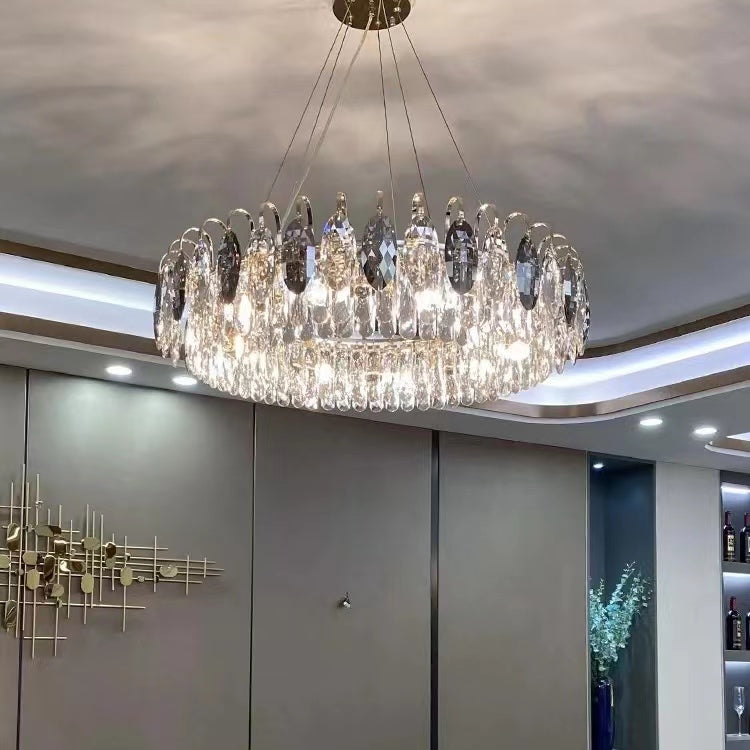 Moderne Kristallen Kroonluchter Set voor Woonkamer en Eetkamer | Sansoti