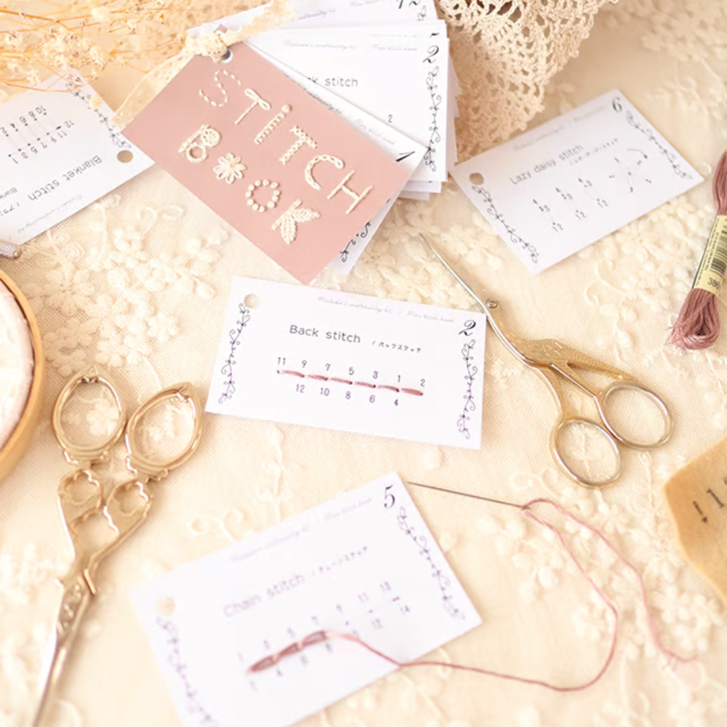 Mini Borduurboek voor Creatieve Handwerkprojecten – Leer 50+ Steektechnieken | Sansoti