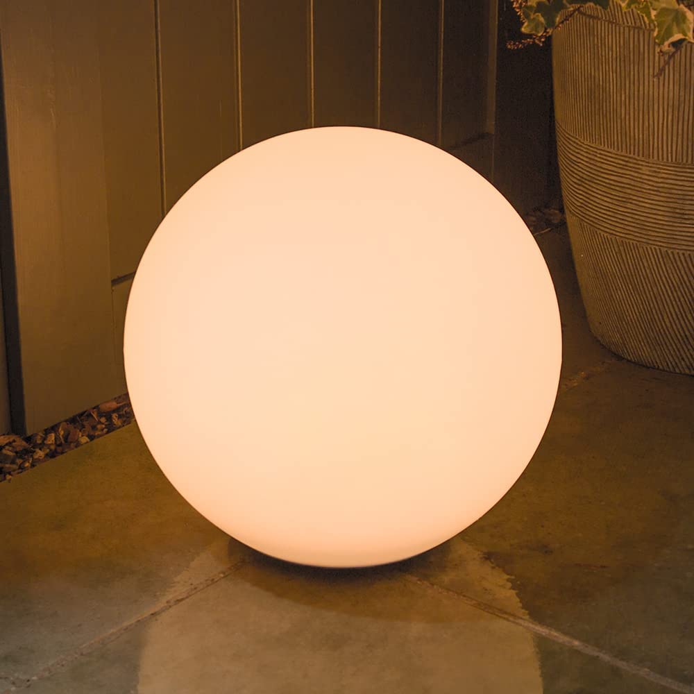 Oplaadbare LED Tuinbol met Afstandsbediening 16 Kleuren Sfeerverlichting voor Tuin Terras en Outdoor Decoratie | Sansoti