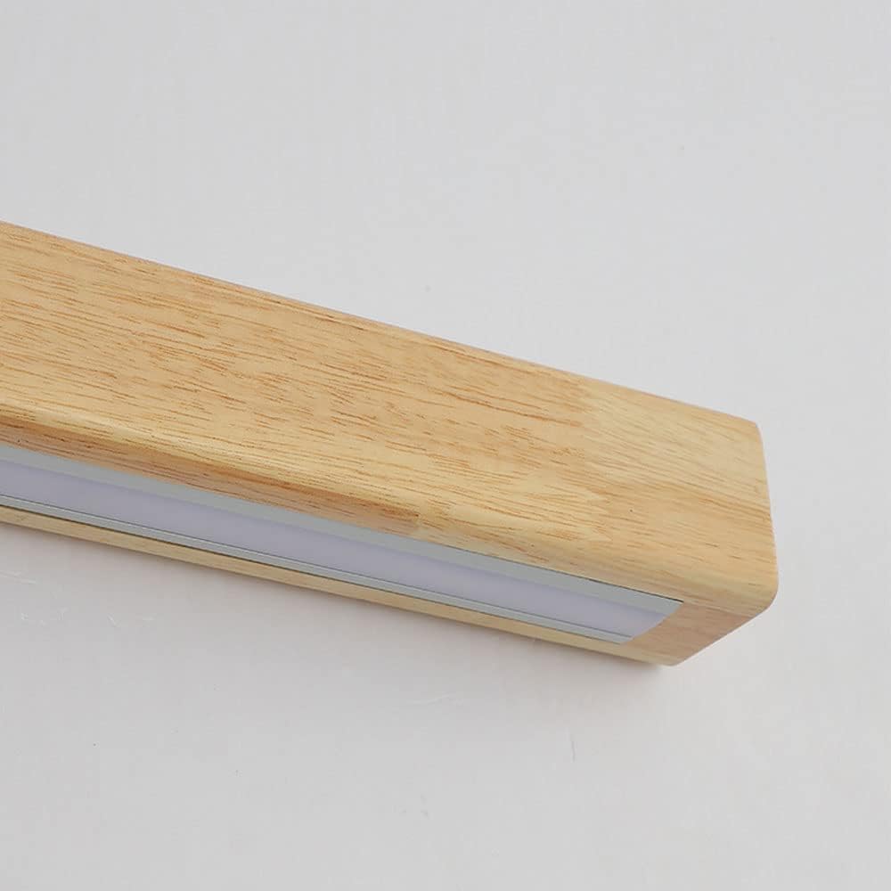 LED Wandleuchte Holz Linear Warmweiß Badezimmer Schlafzimmer Wandbeleuchtung Modern Minimalistisch Lichtleiste | Restfield