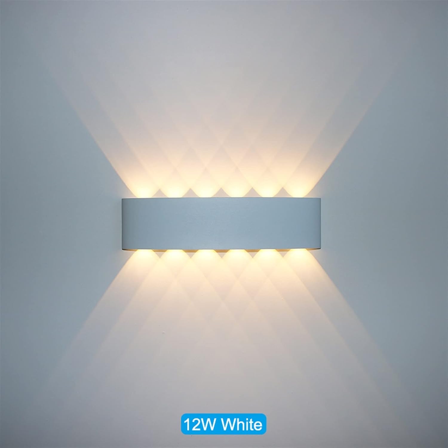 Indoor & Outdoor Wall Lamp LED | Modern Minimalist Design | Waterproof | Black or White | Sansoti