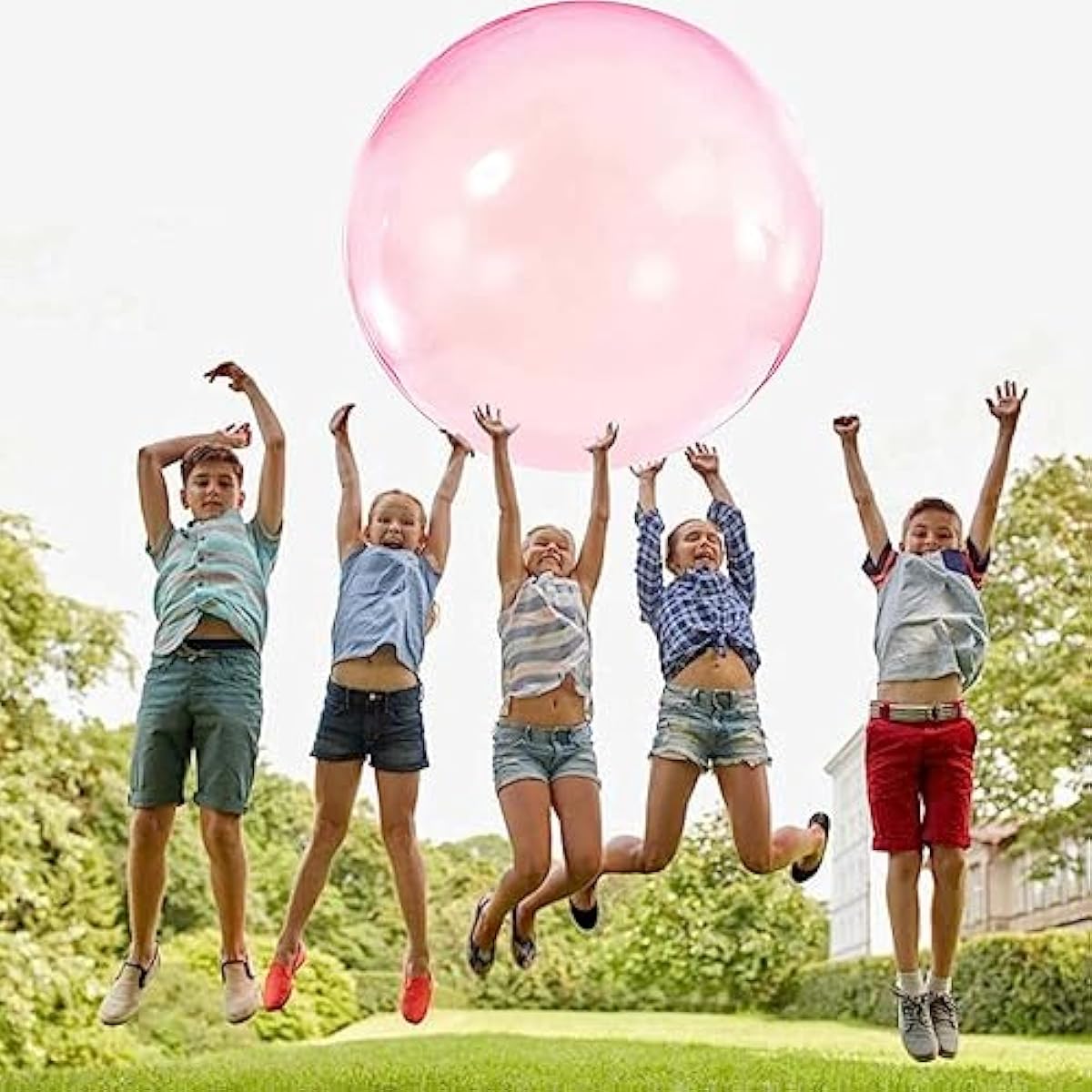 Bubble Ball TPR BPA-vrij 70cm 120cm Tuin Speelbal Waterbal Springbal Buiten Binnen Kinderen Familie Zomer Speelgoed 122kg | Sansoti