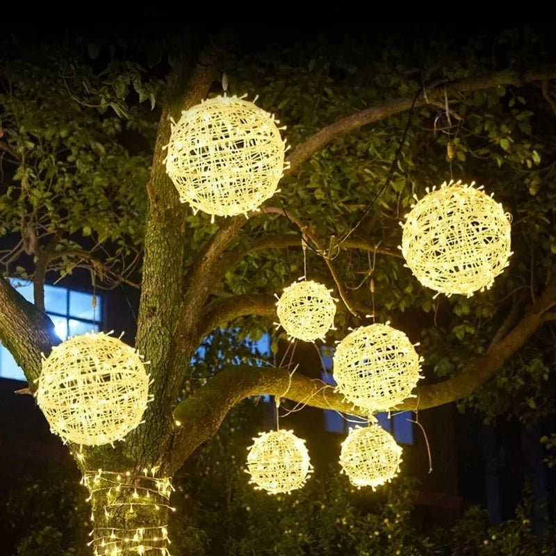 Boule LED Extérieure Étanche 20cm IP65 Blanc chaud Éclairage de jardin | Restfield