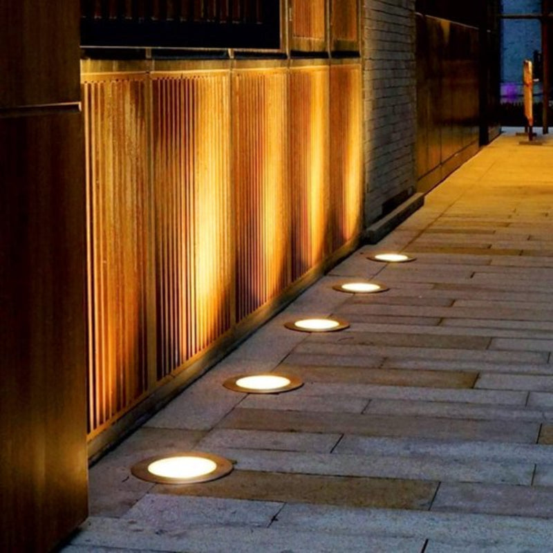 Set de 4 lampes solaires d'éclairage de jardin à LED, éclairage de chemin sans fil, automatique, résistantes aux intempéries, lampes d'extérieur pour jardin | Sansoti