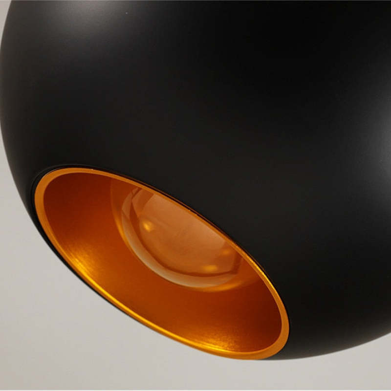 Elegante LED-Deckenleuchte Schwarz-Weiß Modernes Design Rund Aluminium Essbereich Schlafzimmer Wohnzimmer Warm Dimmbares Licht Skandinavisches Interieur Stilvoll | Sansoti