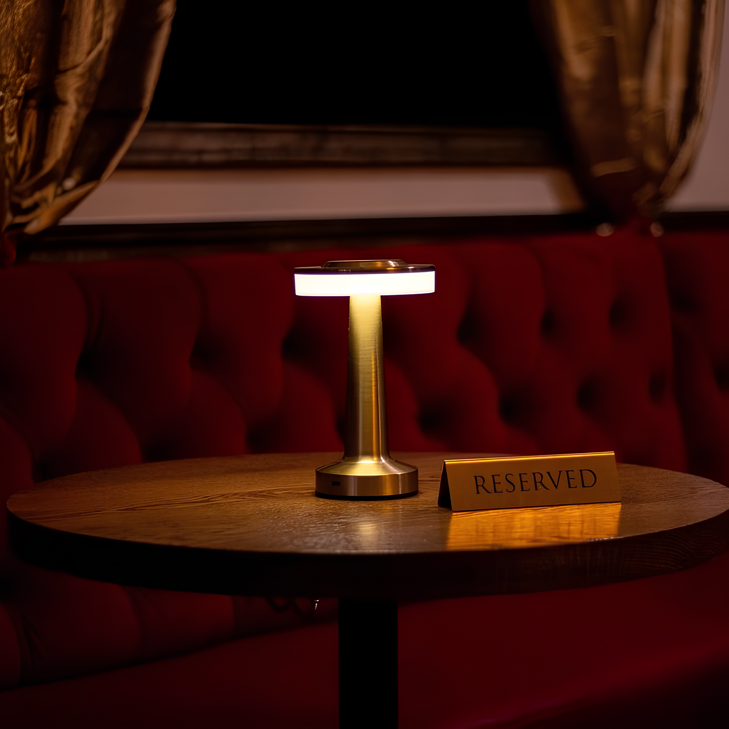 Tafellamp Draadloos Oplaadbaar Dimbaar Metaal LED 3 Lichtkleuren USB-C Goud Zilver Zwart Retro Restaurant Bar Nachtkastje Sfeerlamp Draagbaar | Sansoti
