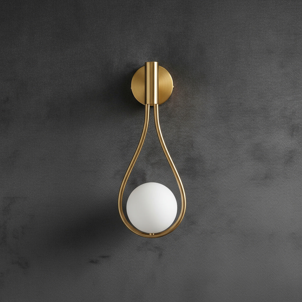 Moderne Scandinavische Wandlamp met Metalen Afwerking | Sansoti