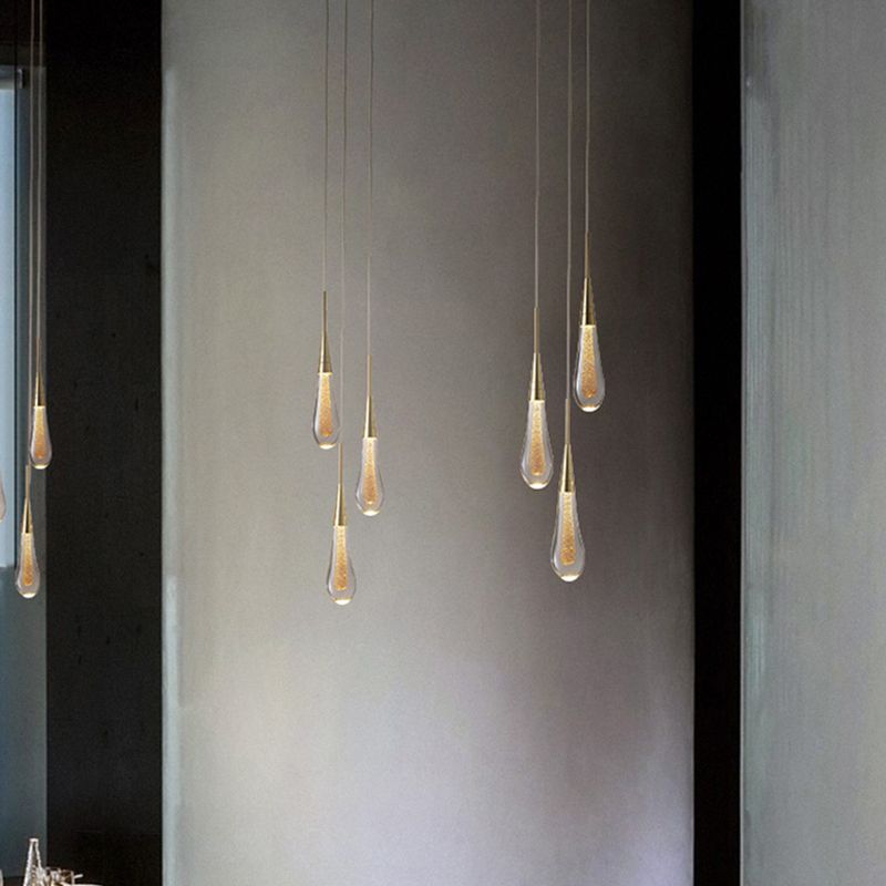 Pendelleuchte Kristall Goldfarben Modernes Design 1-3-5 Lichtquellen Esszimmer Wohnzimmer Dekorativ Stimmungsvolles Licht Elegant | Sansoti
