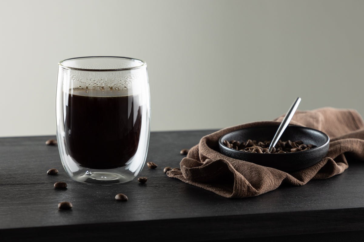 Koffiekopjes Glas Transparant 2 Stuks Modern Hittebestendig Ø7 Ø8 | Sansoti