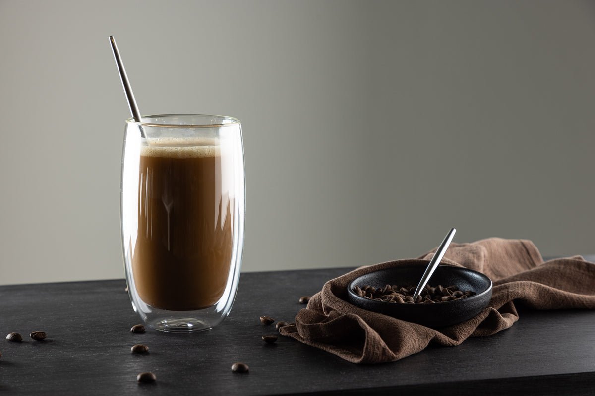 Koffiekopjes Glas Transparant 2 Stuks Modern Hittebestendig Ø7 Ø8 | Sansoti