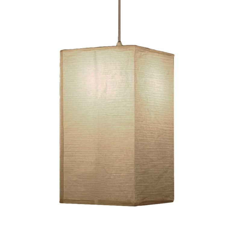 Japanse Rijstpapieren Hanglamp Wit Cilinder E26/E27 Woonkamer Slaapkamer Scandinavisch | Sansoti