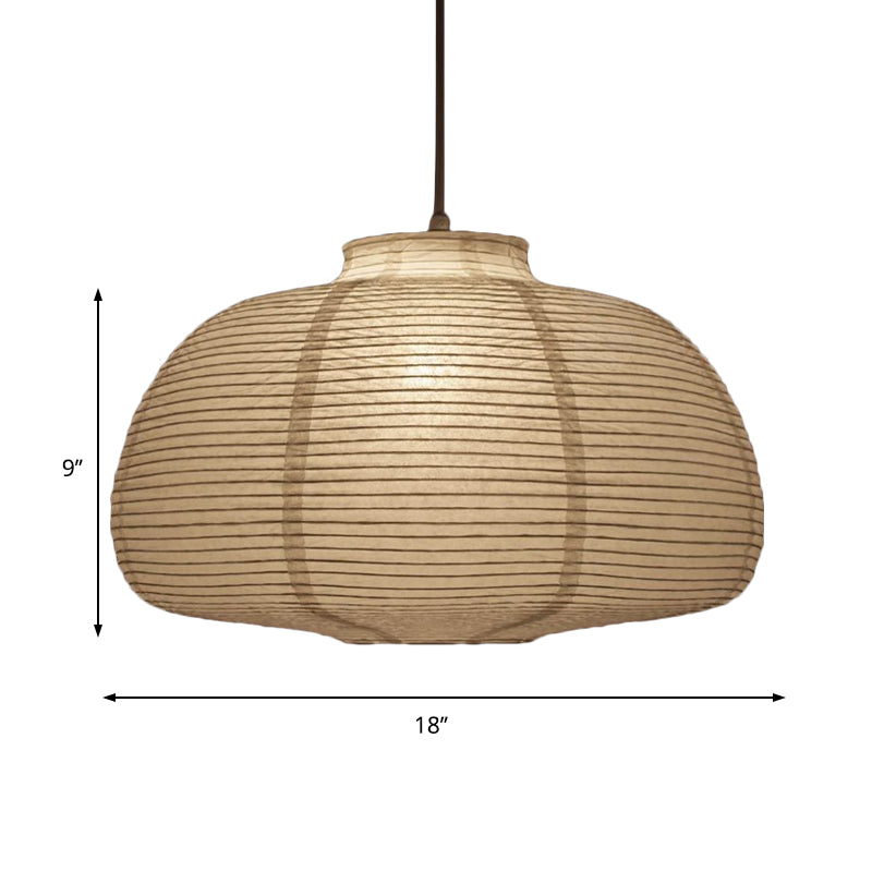 Japanse Rijstpapieren Hanglamp Wit Cilinder E26/E27 Woonkamer Slaapkamer Scandinavisch | Sansoti