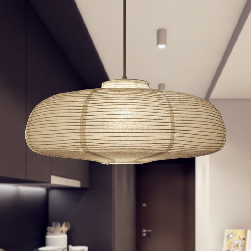 Japanse Rijstpapieren Hanglamp Wit Cilinder E26/E27 Woonkamer Slaapkamer Scandinavisch | Sansoti