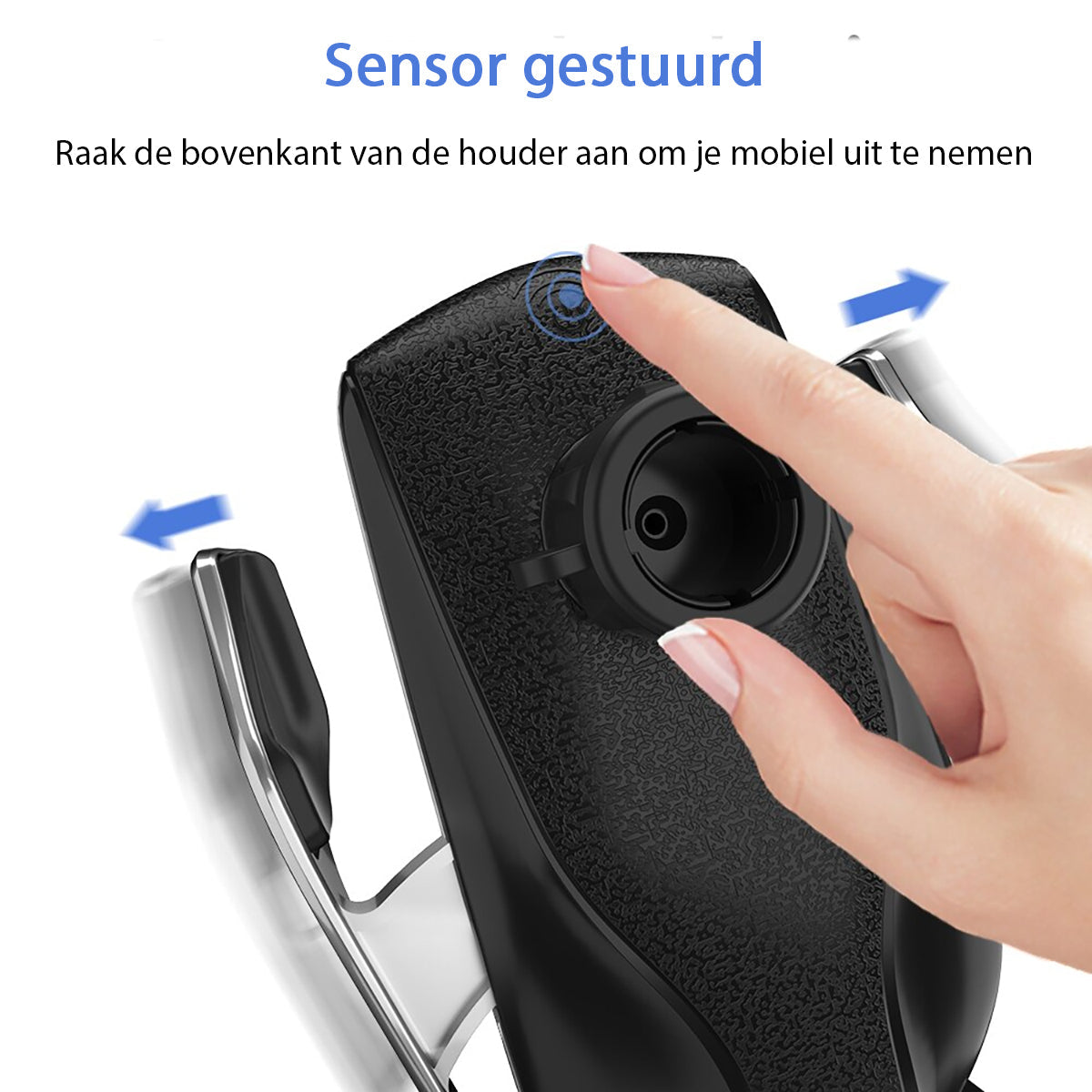 Car Phone Holder Wireless Charger Automatic Infrared Air Vent Qi 10W | Sansoti
