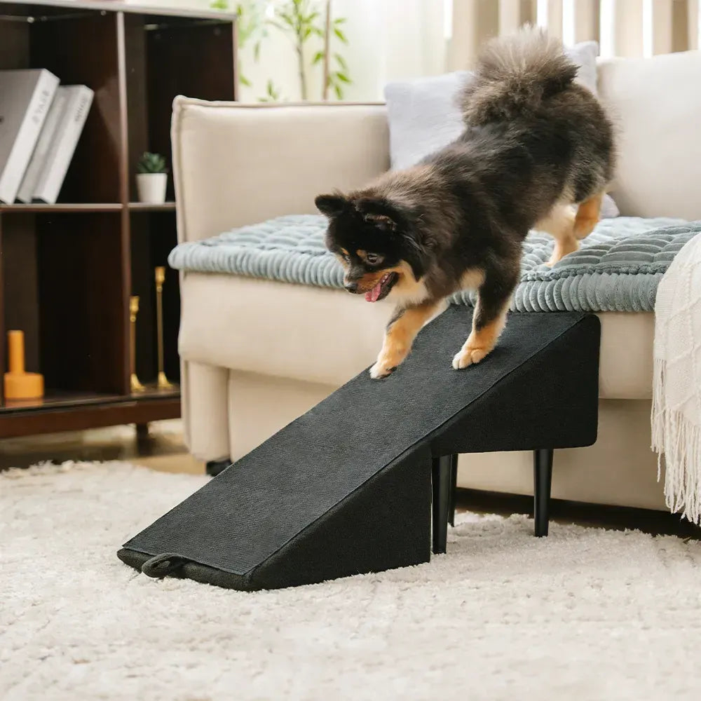 Opvouwbare Hondentrap & Kruk met Antislip Treden – Veilige Klimhulp voor Kleine Huisdieren & Puppy's | Sansoti