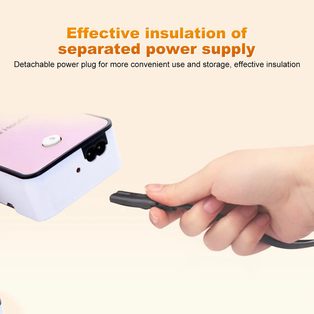 Compact Electric Space Heater with Overheat Protection for Small Spaces, Desk, Bedroom | Sansoti