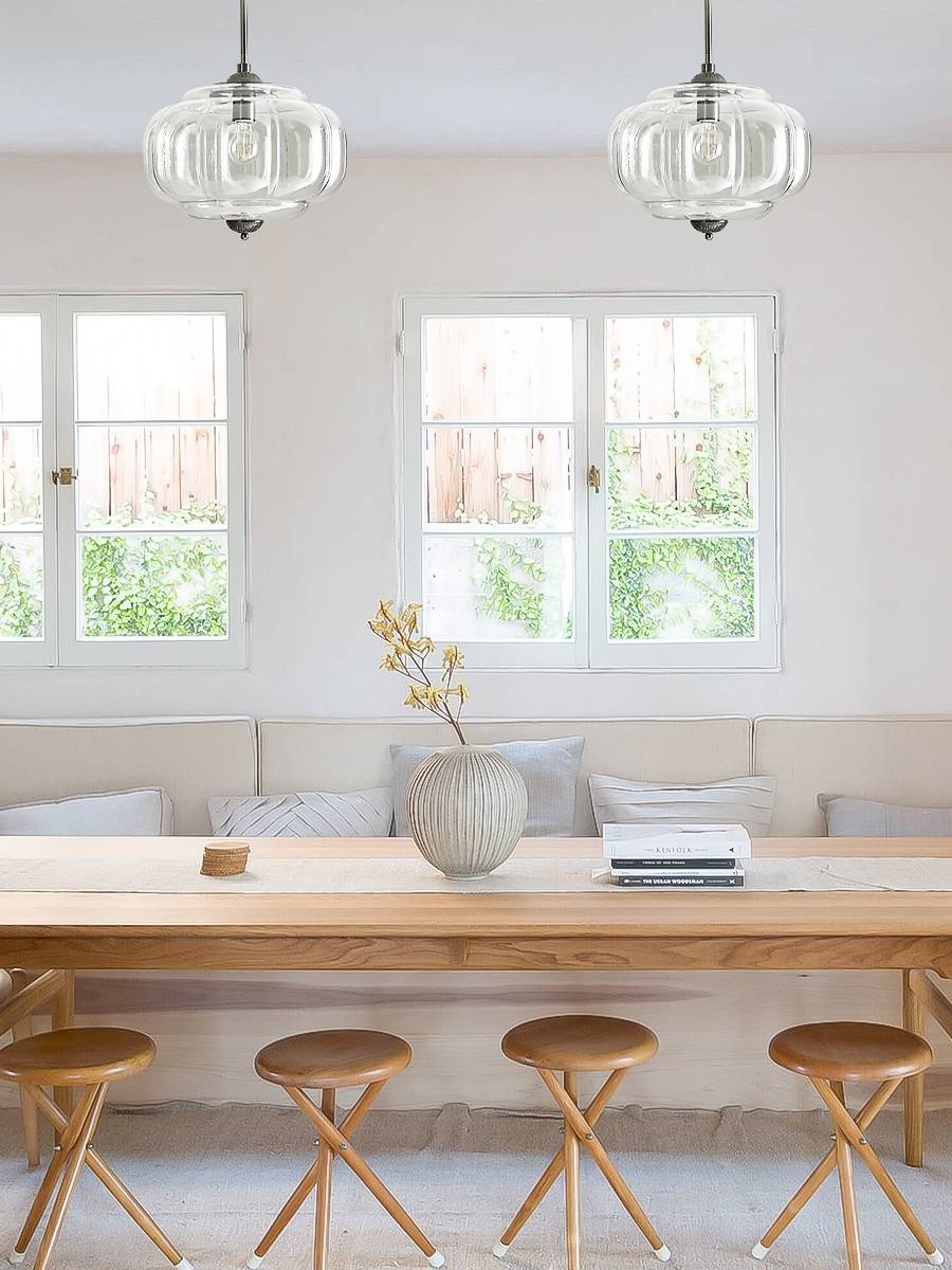 Vintage Melkglas Plafondlamp Geschulpt Rand Wit Roze Groen Blauw Helder Mat Glas Semi-Flush Hanglamp Messing Zwart Finish | Sansoti
