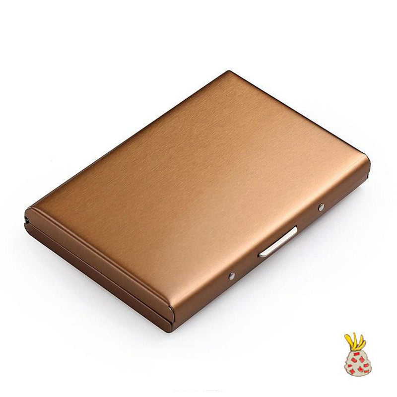 Kaarthouder met RFID-Bescherming Metalen Cardclip Zilver Zwart Goud | Sansoti