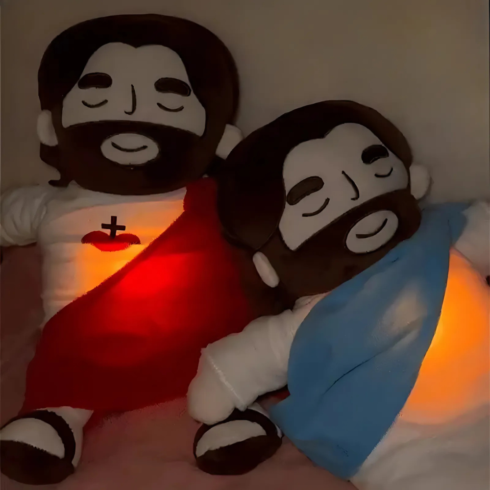 Breathable Cuddly Toy with Light and Music for Soothing Sleep Aid Baby Toddler Nursery Calming Night Light | Sansoti