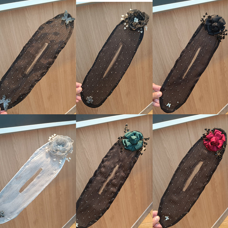 Haarknot Styling Set 7-delig in Satijn met Flexibele Draadkern voor Elegante Kapsels Zonder Hitte | Sansoti
