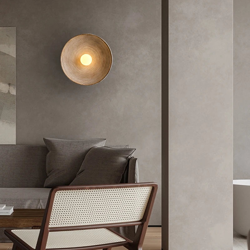 Wandlamp Rond Maan Design LED G4 Japandi Scandinavisch Ø20 Ø50 | Sansoti
