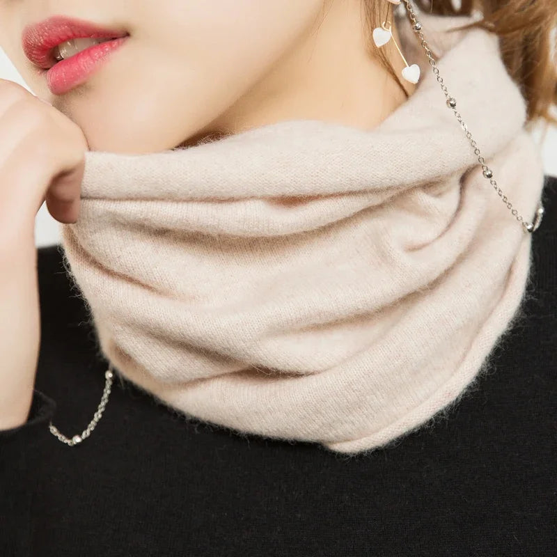 Soft Fleece Neck Warmer Winter Scarf Thermal Snood Unisex for Skiing, Hiking and Outdoor Activities | Sansoti
