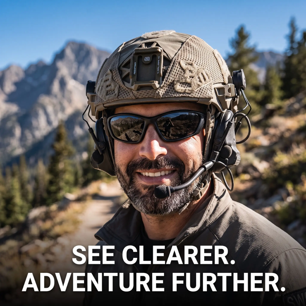 Gepolariseerde Sportbril UV400 Fotochromisch Lichtgewicht Militaire Stijl voor Hengelen Fietsen Hardlopen Waterdicht Oliebestendig Herenmodel Outdoor | Sansoti