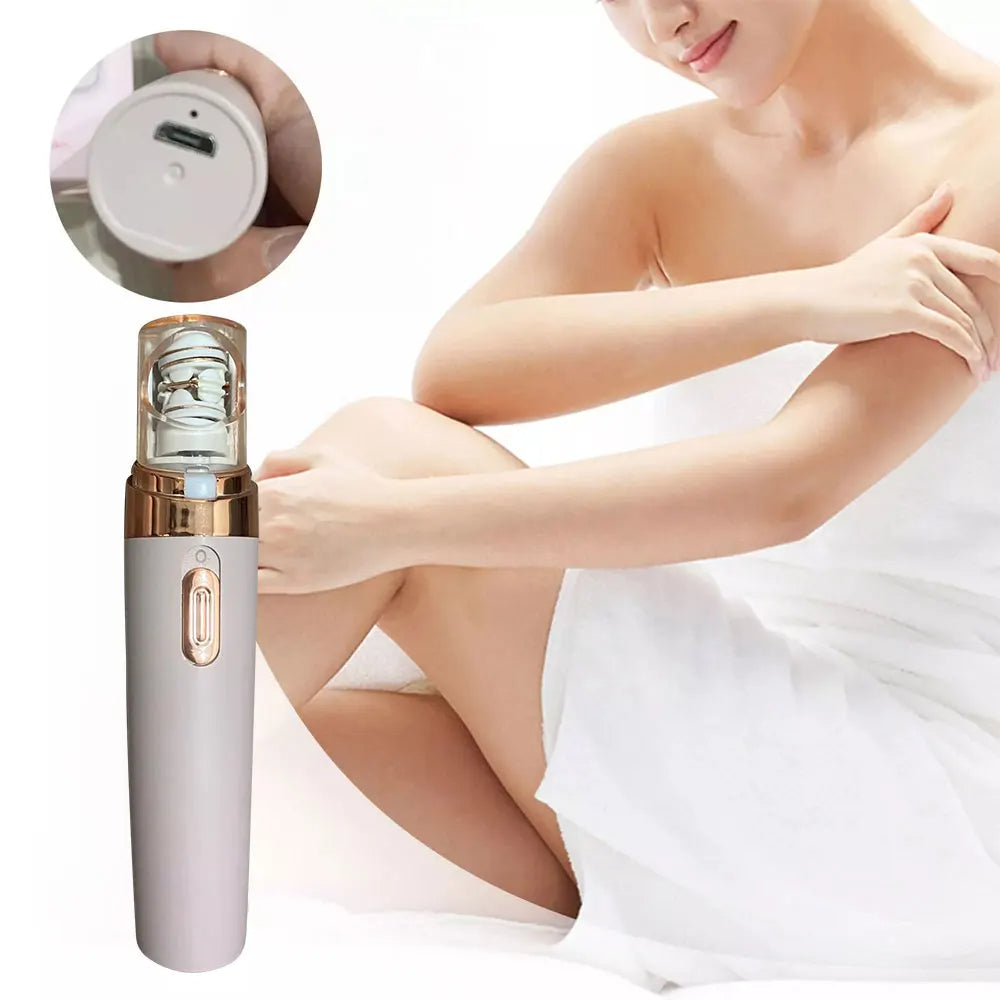 Elektrische Ontharing Gezicht & Lichaam Oplaadbaar USB Epilator Vrouwen Gevoelige Huid Pijnloos Glad | Sansoti