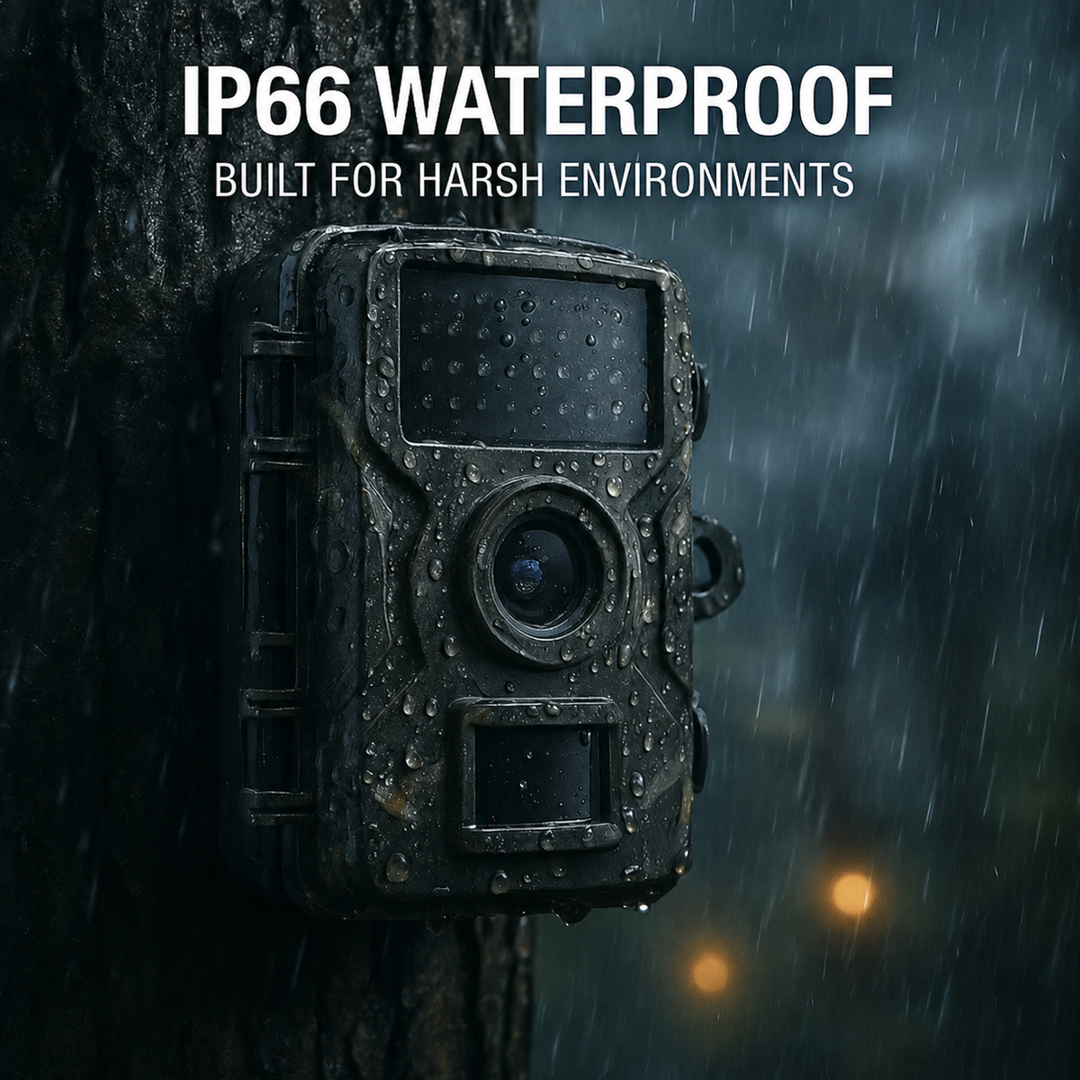 Wildkamera mit Nachtsicht 16 MP 1080P Bewegungserkennung 10 m Reichweite Außenüberwachung Wildtier-Monitoring | Sansoti