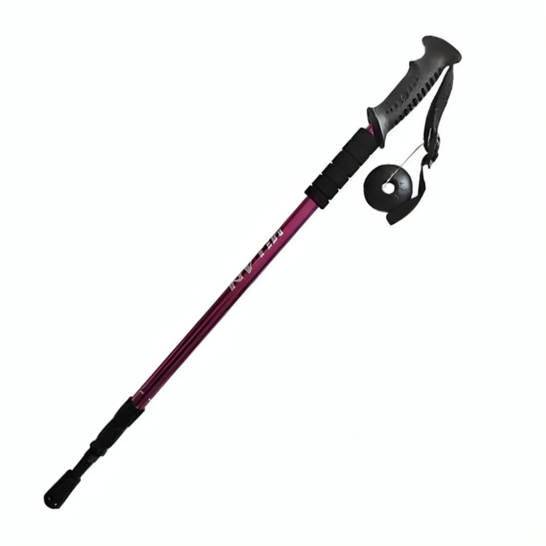 Inklapbare Wandelstokken 4-delig Verstelbaar 64-134cm Aluminium Lichtgewicht Trekking Bergen Outdoor | Sansoti