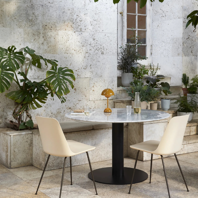 Designer Flower Table Lamp Metal with Dimmer Scandinavian Style | Sansoti