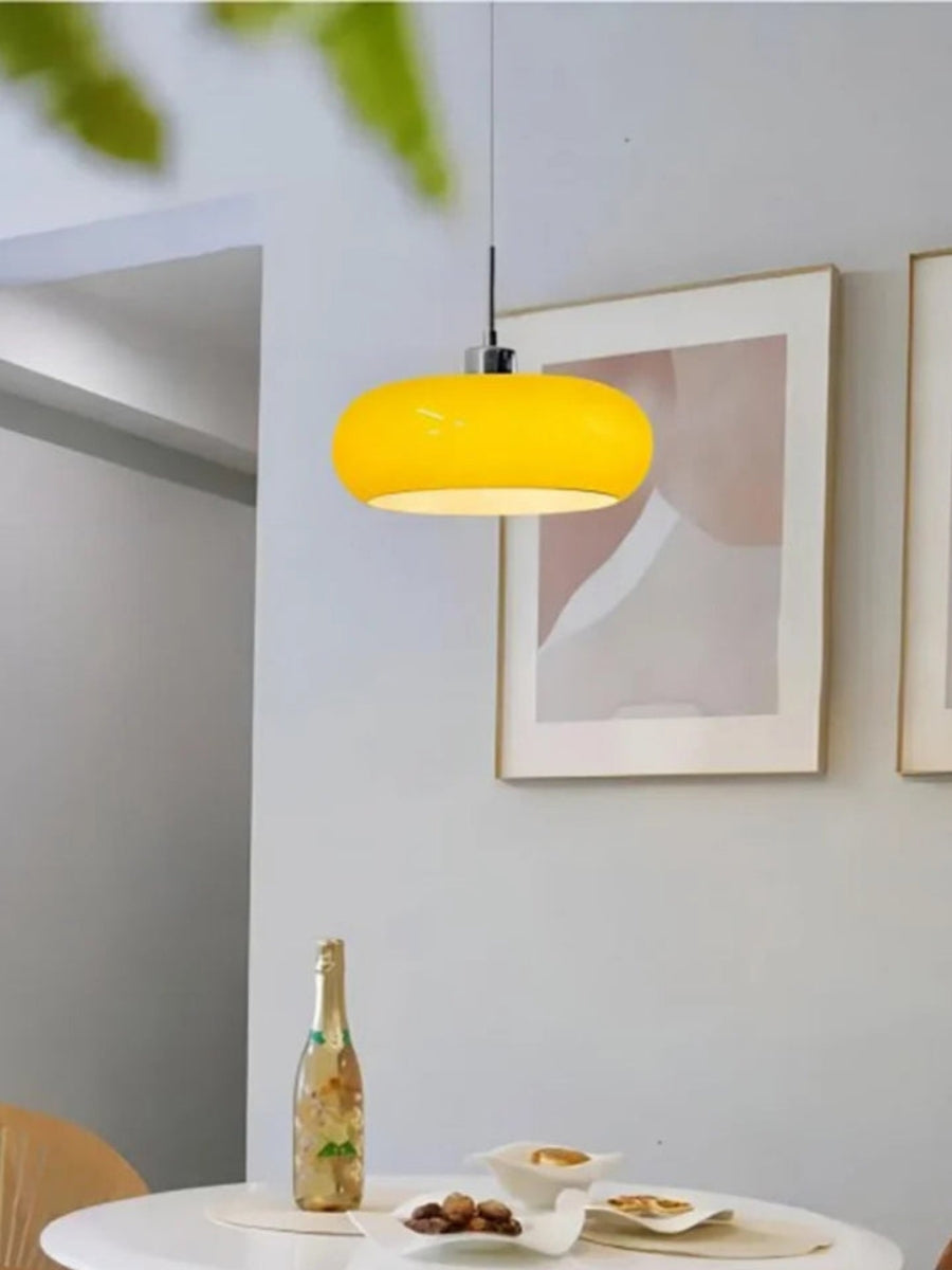 Bauhaus Glazen Hanglamp Metaal 11cm Nordic Design Eetkamer Keuken | Sansoti