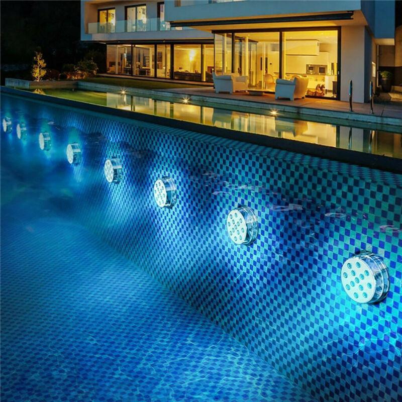 Onderwaterlamp RGB op afstandsbediening met zuignap 13 LED voor zwembad jacuzzi aquarium spa waterproof verlichting | Sansoti