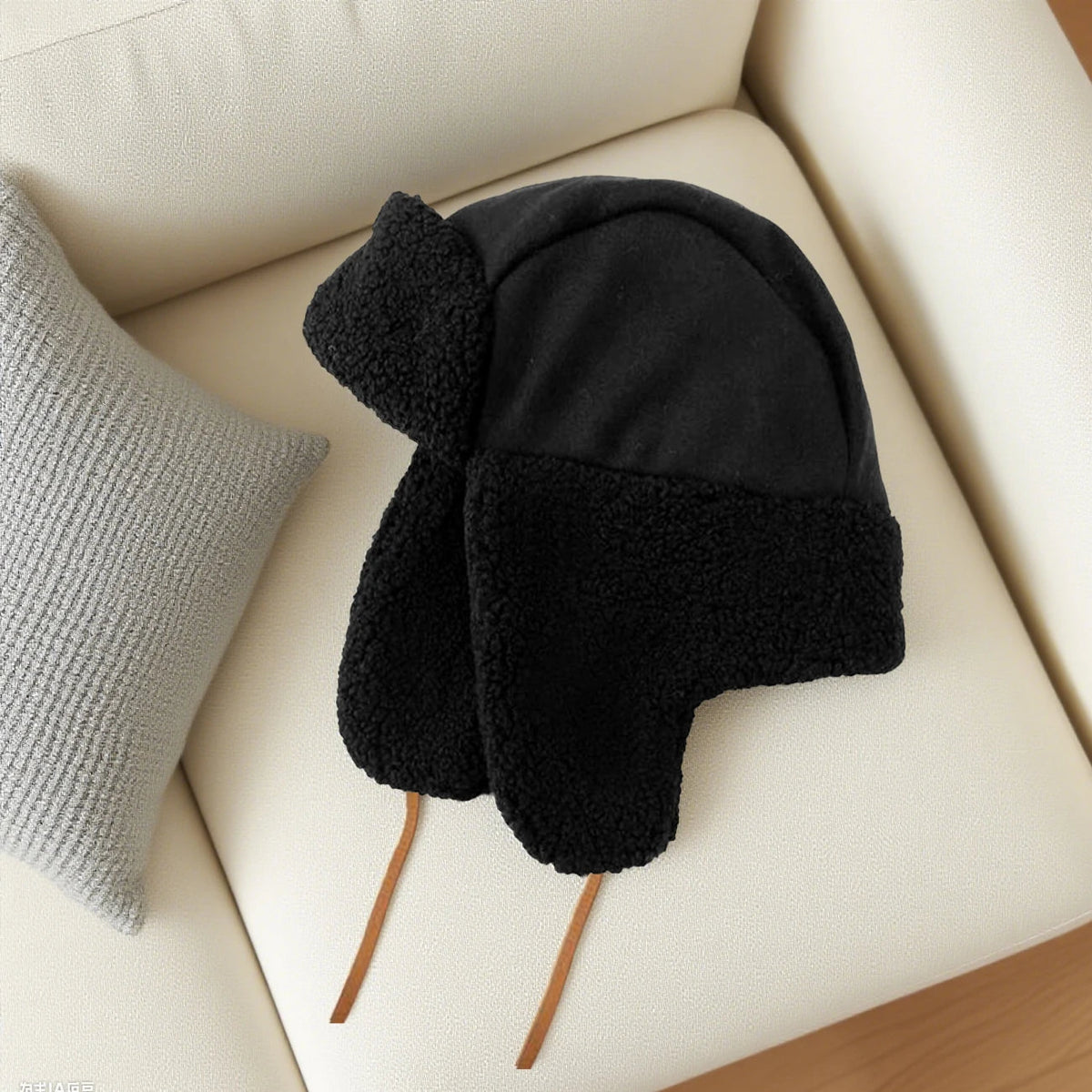 Warm Fleece Winter Hat with Ear Flaps, Unisex Aviator Nordic Style, Adjustable, Winter Sports, Outdoor, Skiing | Sansoti